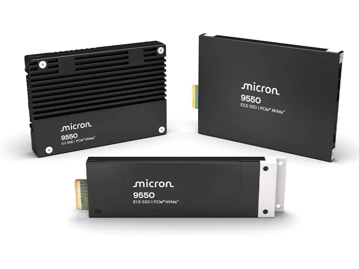 Micron 9550 PRO 15360GB NVMe U.2 (15mm) Enterprise SSD Single Pack