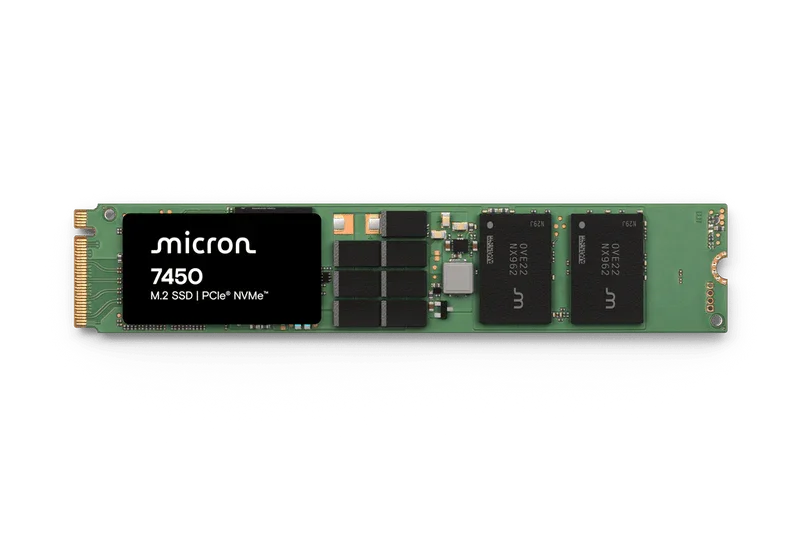 Micron 7450 PRO 3.84TB NVMe M.2 22x110 Enterprise SSD